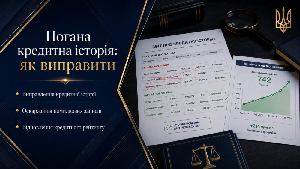 Плохая кредитная история в Украине как исправить