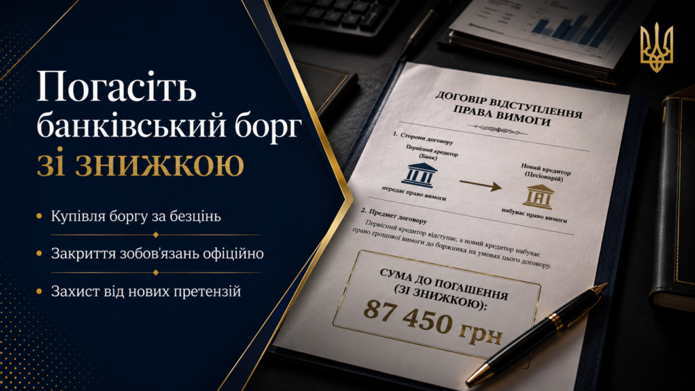 Выкуп долга у банка в Украине
