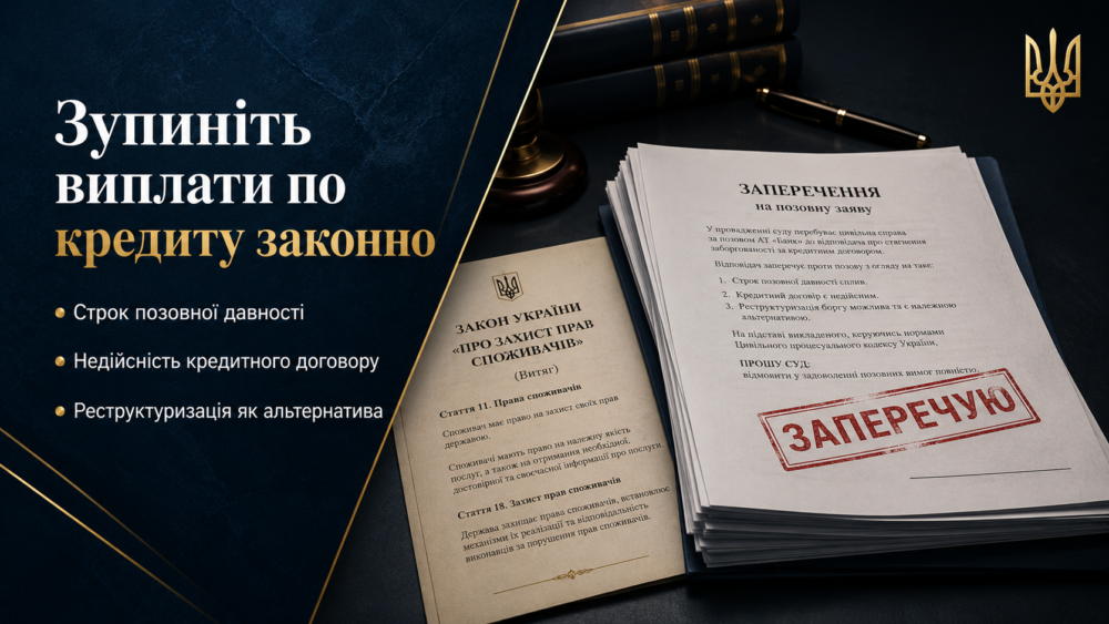 Как законно не платить кредит в Украине