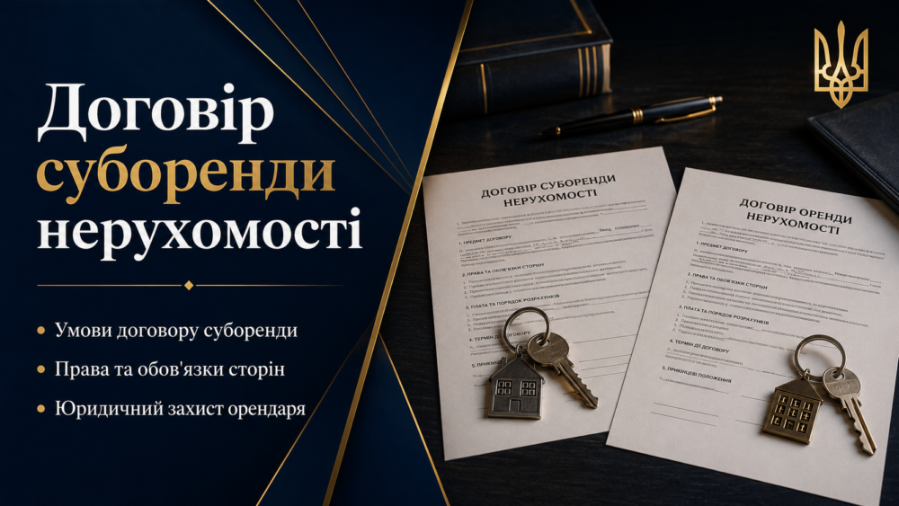 Коли суборенда законна