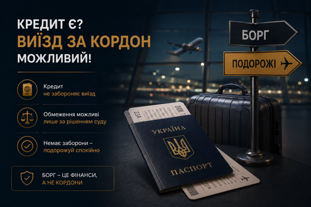 Можно ли выехать за границу если есть кредит в Украине