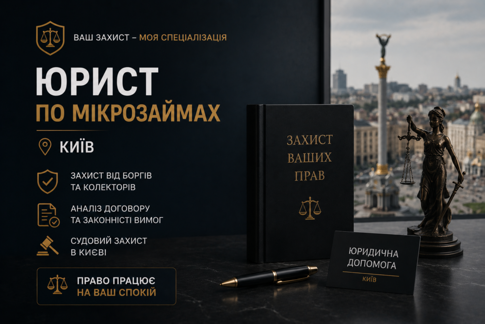 Юрист по микрозаймам Киев