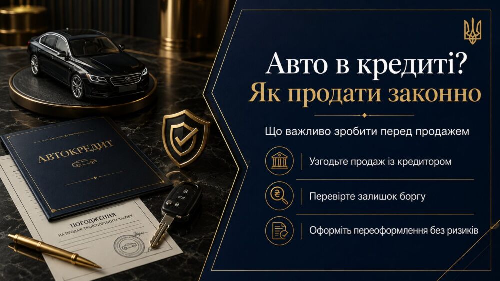 Як продати машину яка в кредиті