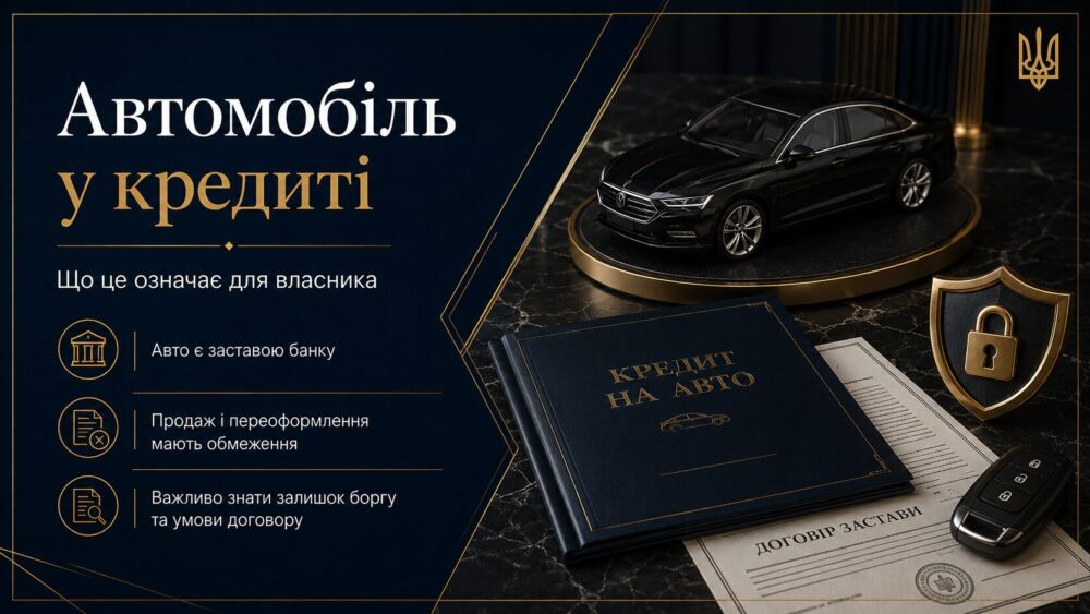 Що означає автомобіль в кредиті