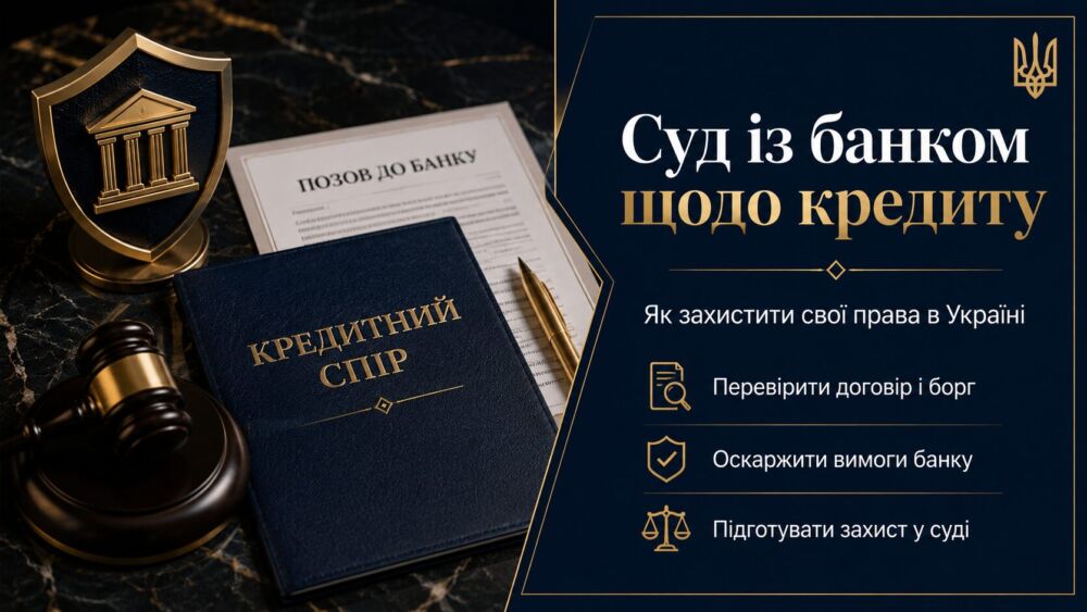 Суд з банком — що робити якщо прийшов позов