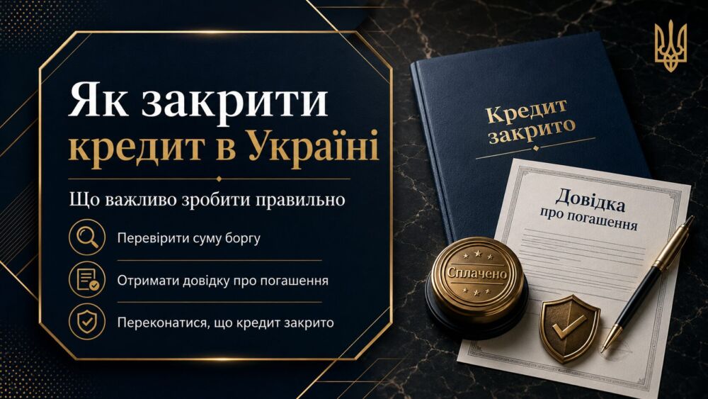 как закрыть кредит 14 Как закрыть кредит в Украине правильно и не получить новый долг после оплаты