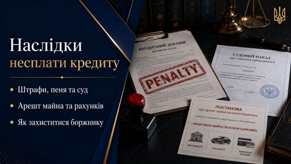 Последствия невозврата кредита 13 Що вважається несплатою кредиту