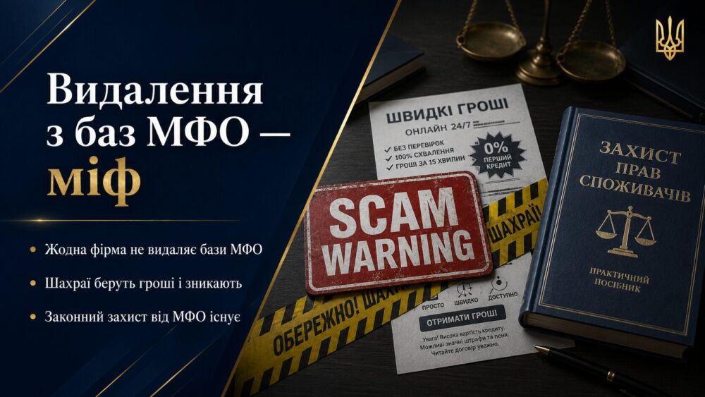 Видалення з баз МФО: чому це не реально і як не стати жертвою шахрайства