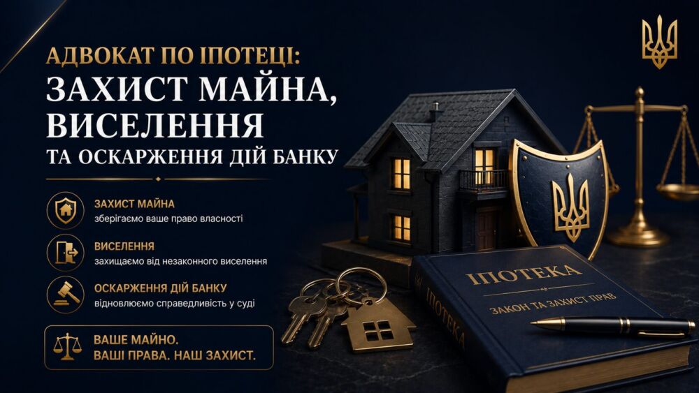 Адвокат по іпотеці: коли потрібна допомога юриста