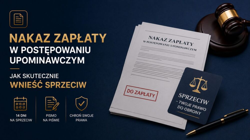 Nakaz zapłaty w postępowaniu upominawczym — co oznacza dla pozwanego