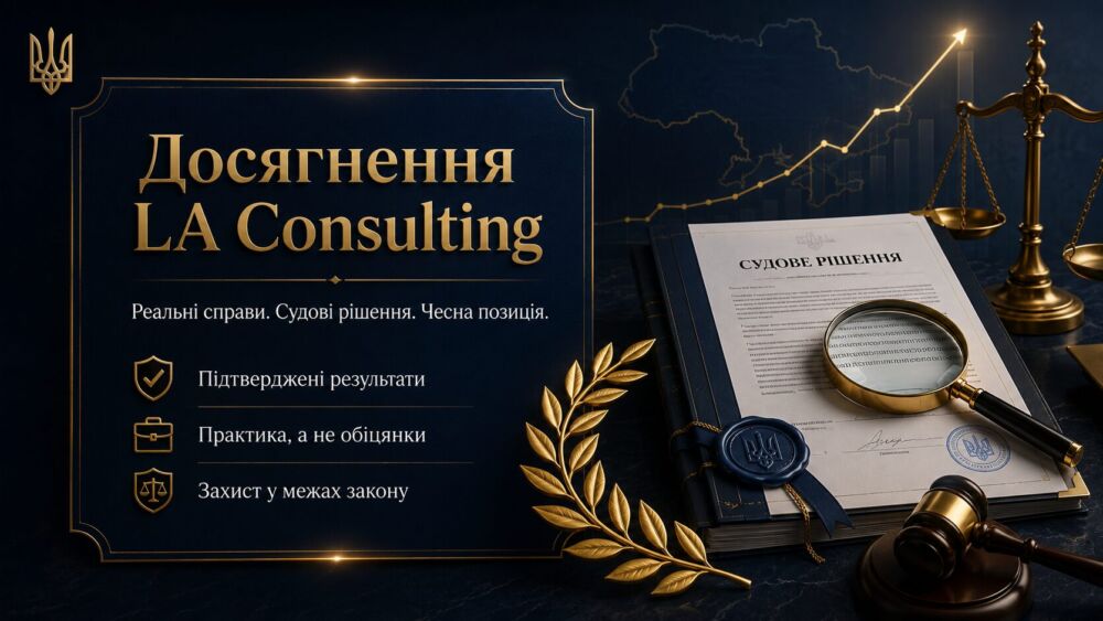 Досягнення LA Consulting: реальні справи, судові рішення та чесна правова позиція