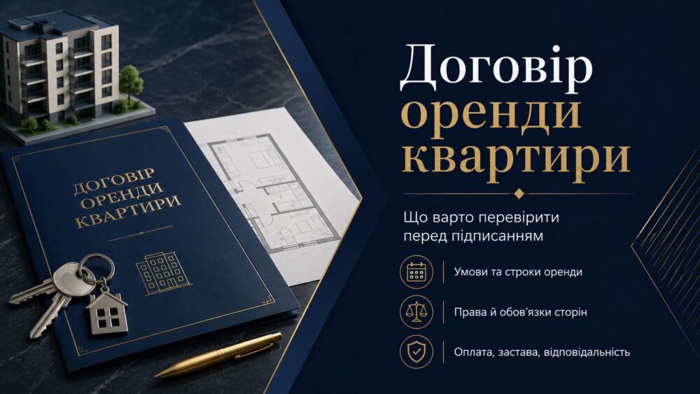 Договір оренди квартири: що це означає на практиці