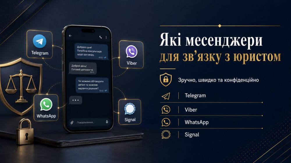выбор мессенджера 2 Вибір месенджера для консультації юриста: що це означає на практиці