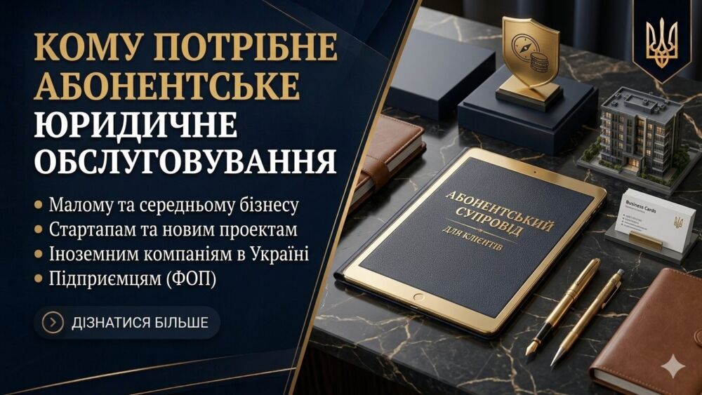 Обслуживание бизнеса 3 Юридичне обслуговування бізнесу: абонентський супровід ФОП, ТОВ та компаній
